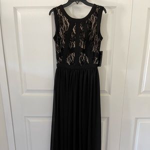 NEW with tag. Black maxi dress
